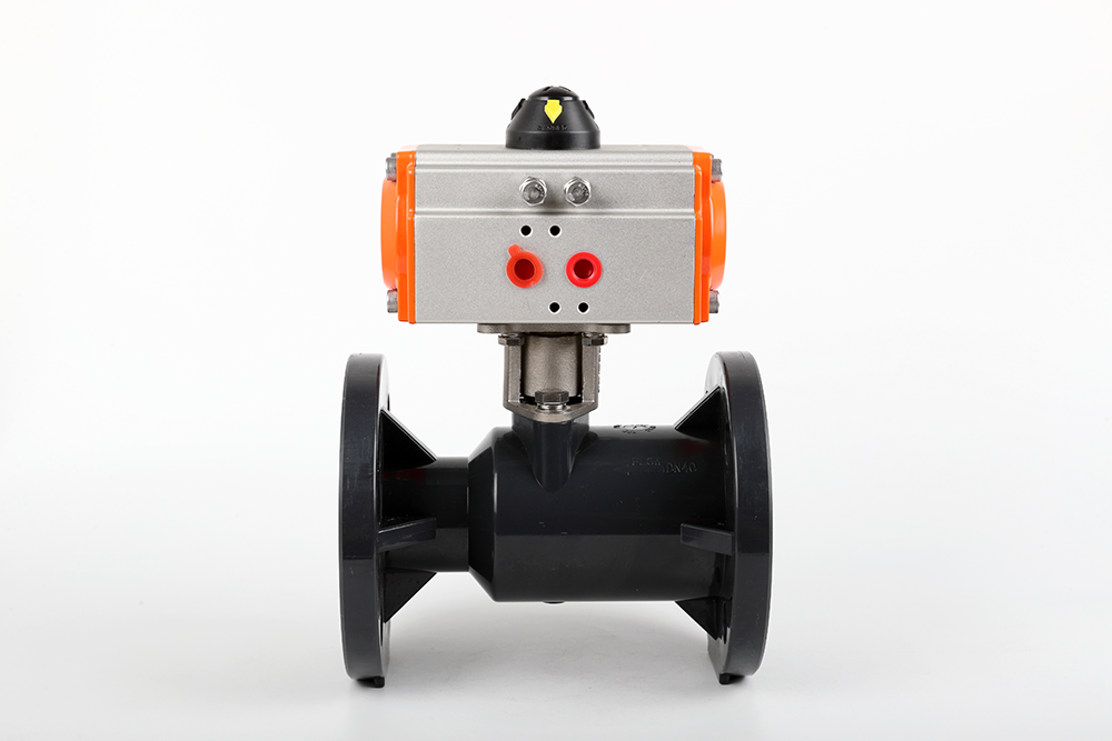 唐河气动法兰一体球阀